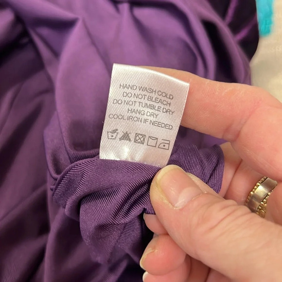 Tularosa Purple Velvet Long Sleeve Mini Dress size XS - Picture 11 of 11